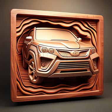 3D модель Toyota RAV4 EV (STL)